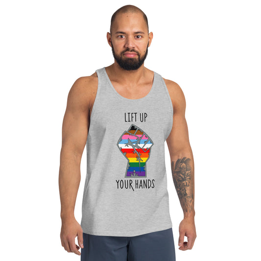 Lift Up Your Hands unisex tank top