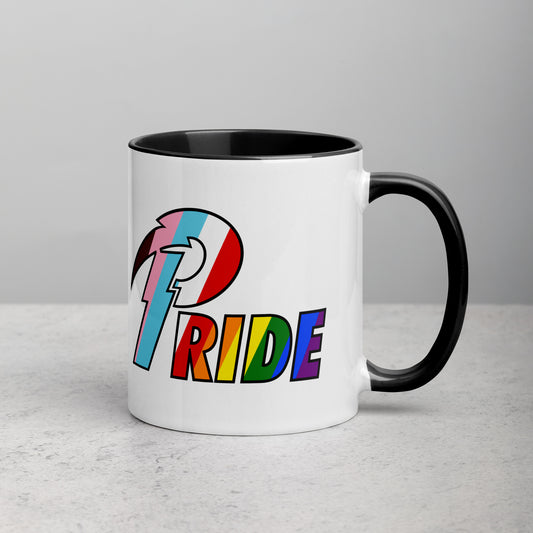 B Pride Bolt mug with color inside