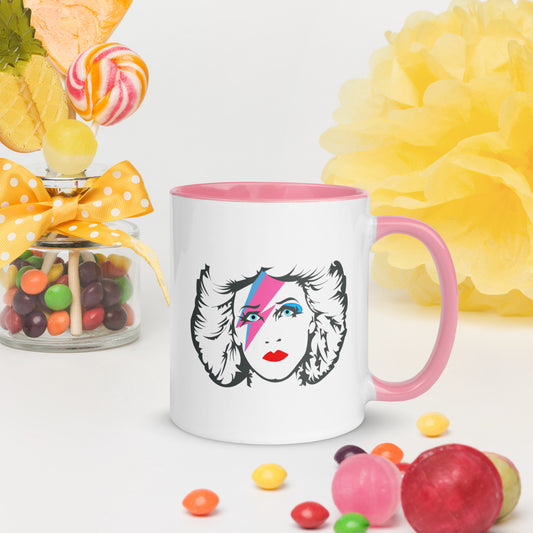 Hedwig Moonage Daydream mug with color inside