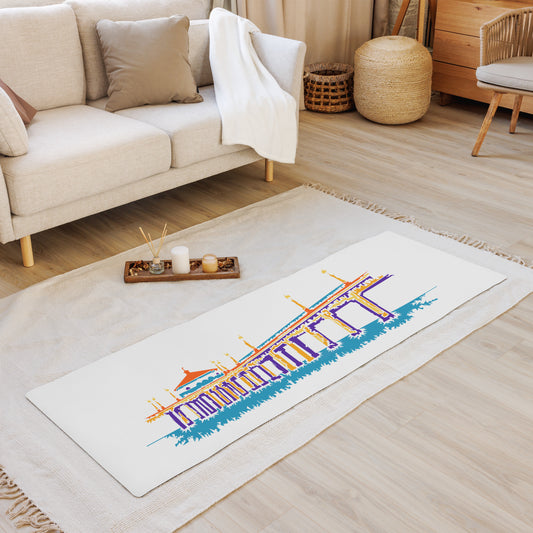 Manhattan Beach Pier yoga mat